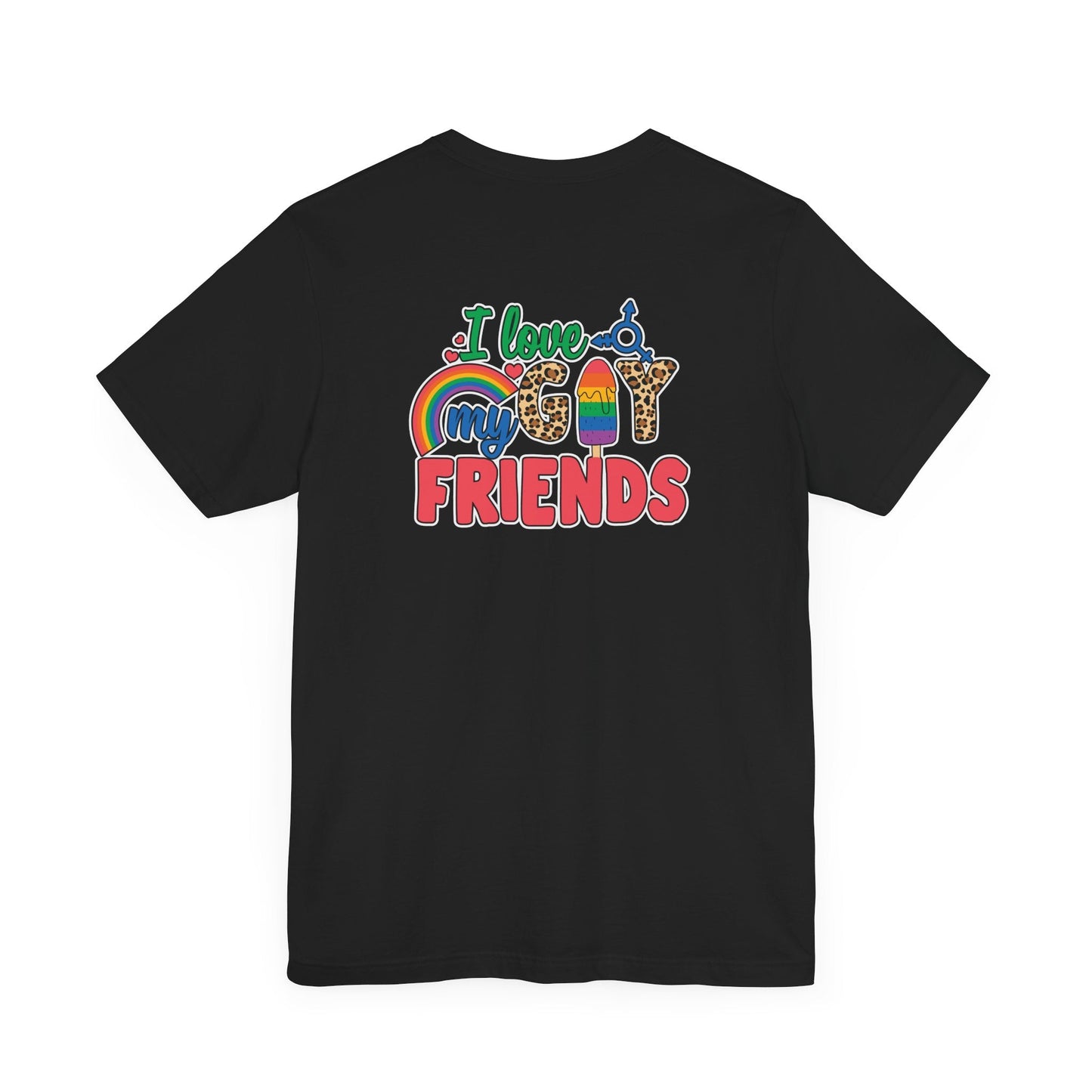 I Love My Gay Friends T-shirt - T-Shirt - Baby Blue The Lucky Wombat