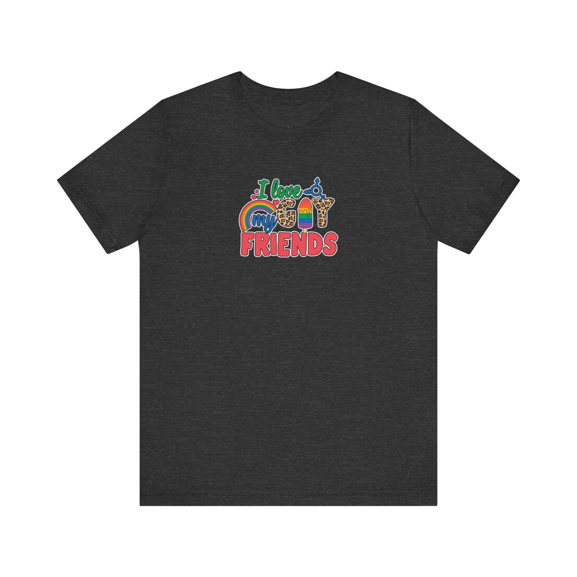 I Love My Gay Friends T-shirt - T-Shirt - Natural The Lucky Wombat