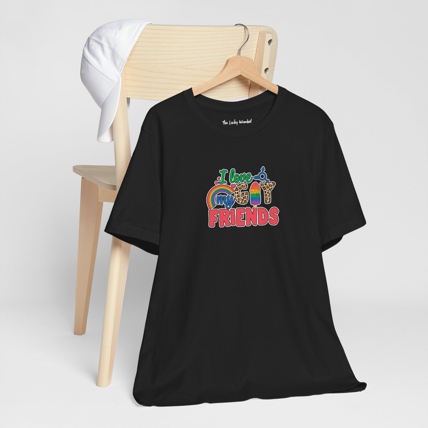 I Love My Gay Friends T-shirt - T-Shirt - The Lucky Wombat