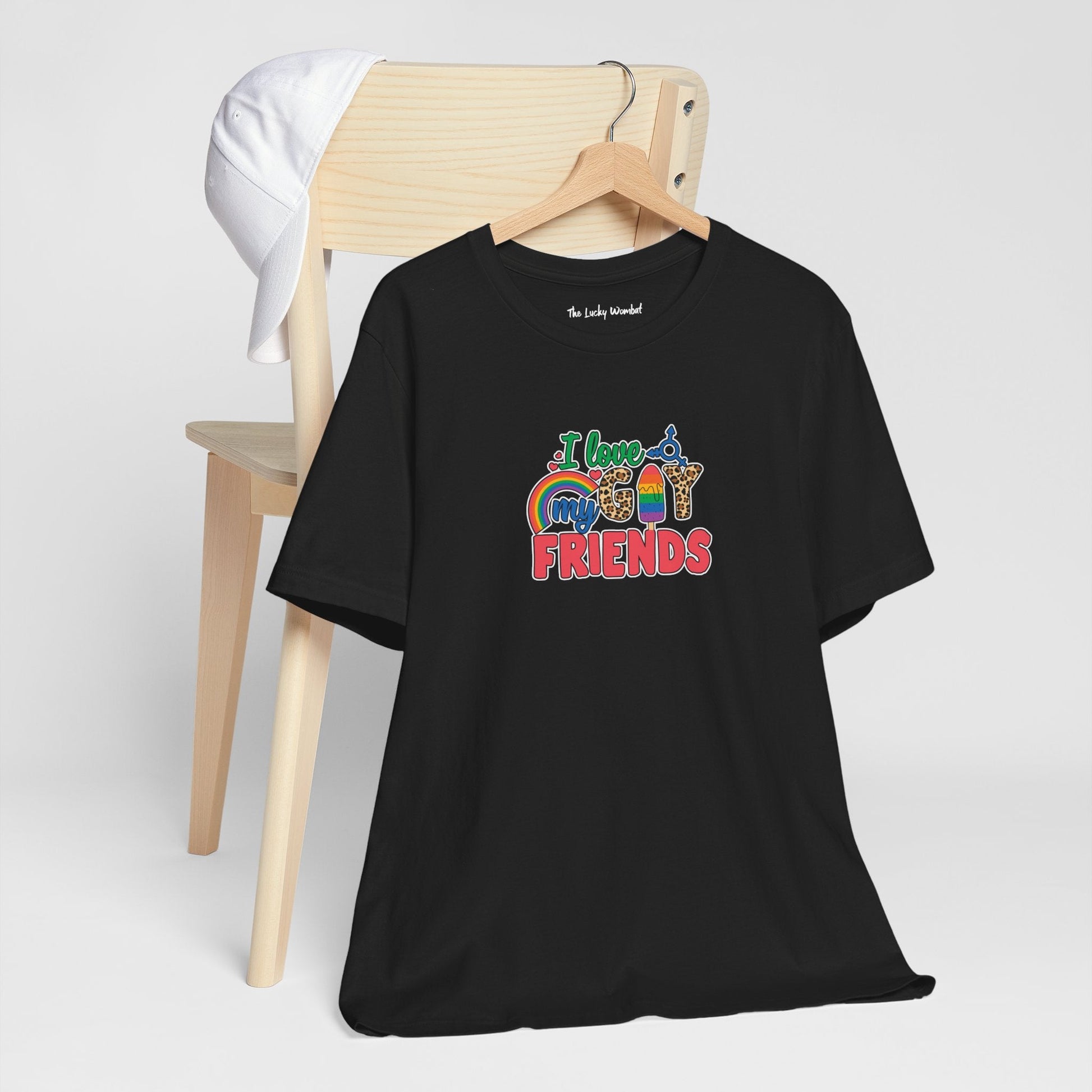 I Love My Gay Friends T-shirt - T-Shirt - The Lucky Wombat
