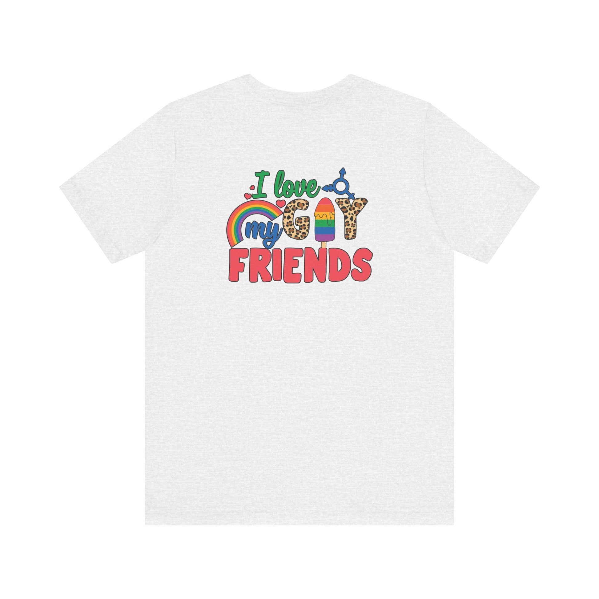 I Love My Gay Friends T-shirt - T-Shirt - Natural The Lucky Wombat