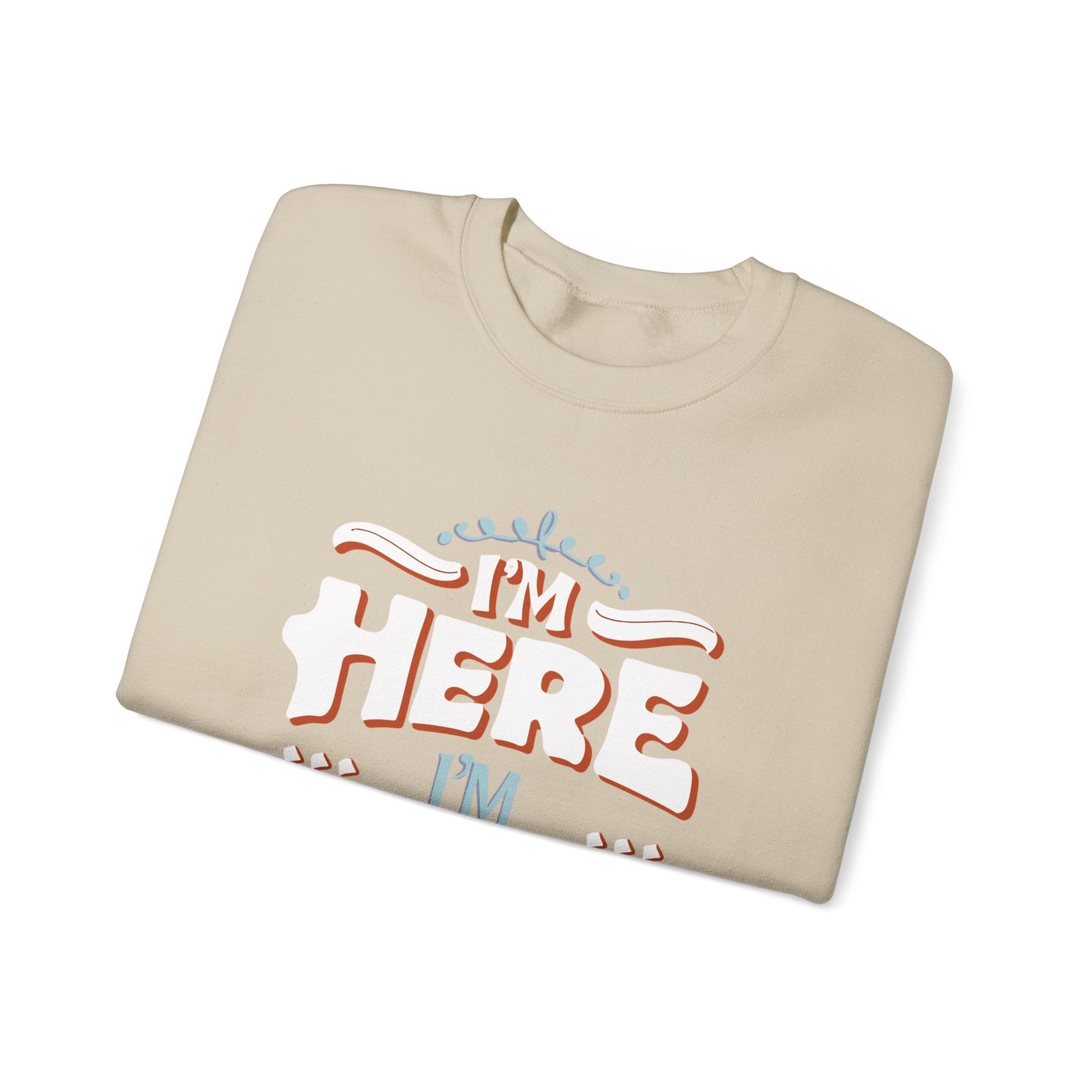 I'm Here, I'm Queer - Unisex Sweatshirt - Sweatshirt - The Lucky Wombat