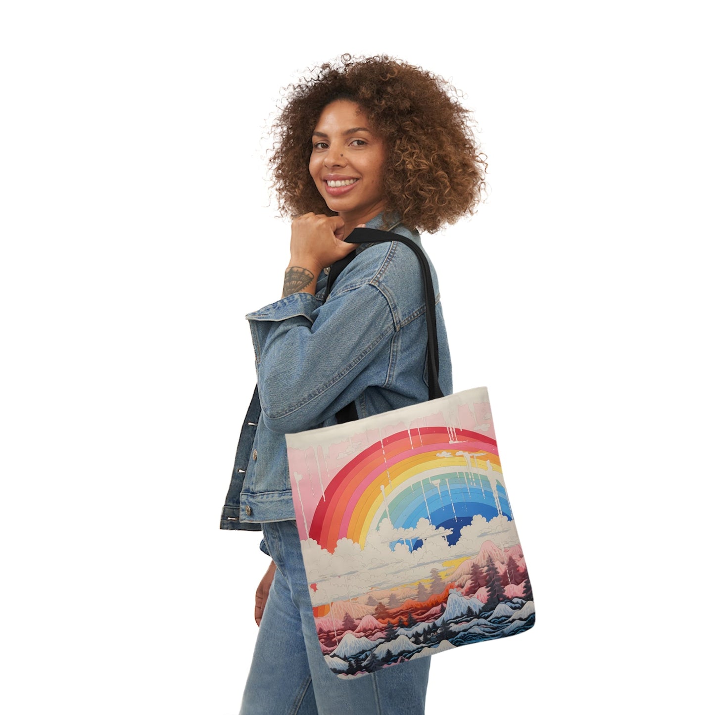 Japanese Rainbow Tote Bag - Accessories - The Lucky Wombat
