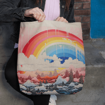 Japanese Rainbow Tote Bag - Accessories - The Lucky Wombat