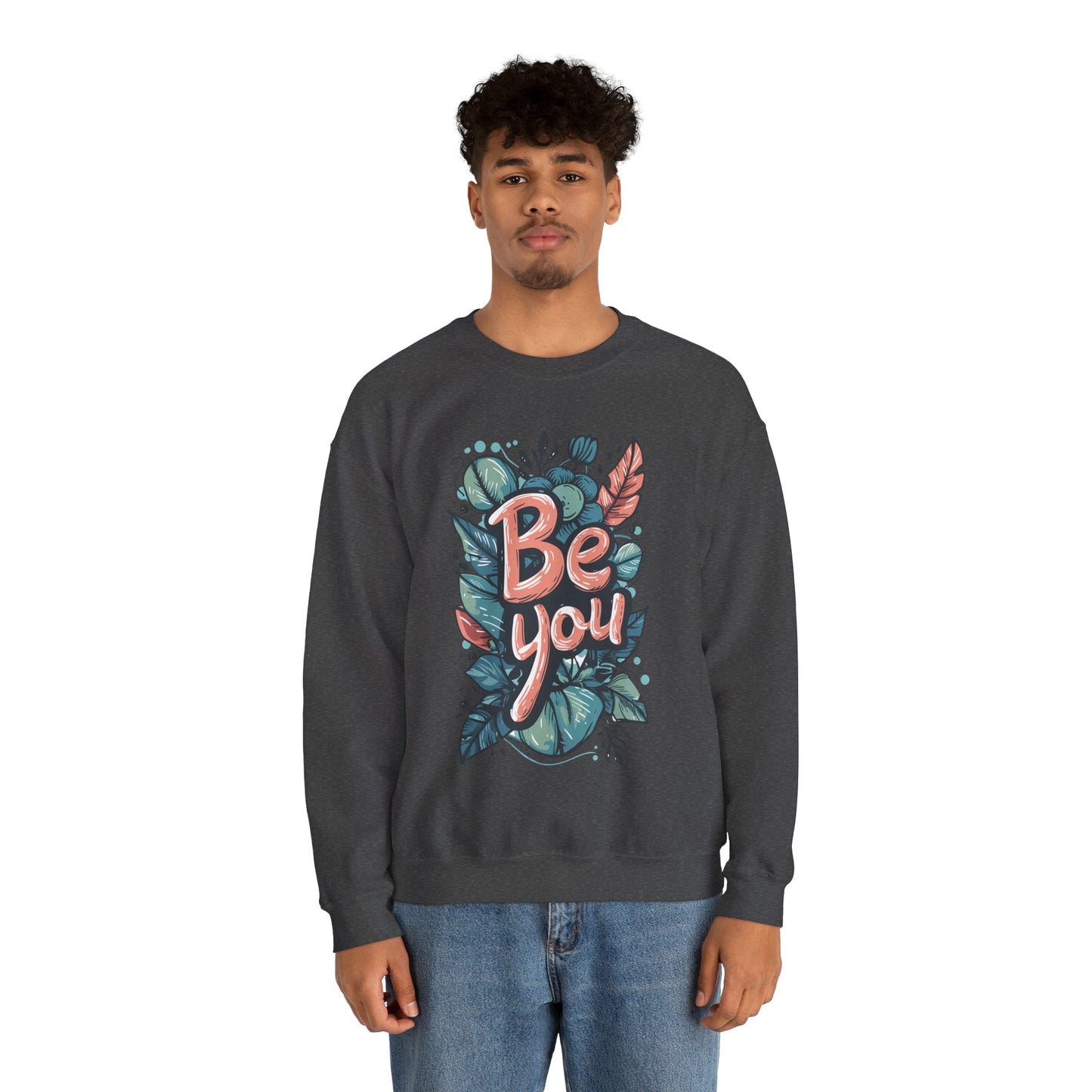 Leaves Be you Unisex Sweatshirt - Sweatshirt - The Lucky Wombat