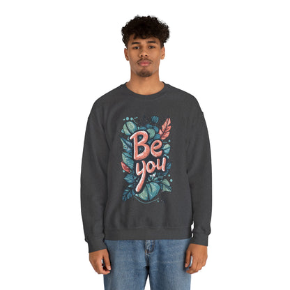 Leaves Be you Unisex Sweatshirt - Sweatshirt - The Lucky Wombat