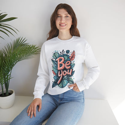 Leaves Be you Unisex Sweatshirt - Sweatshirt - The Lucky Wombat