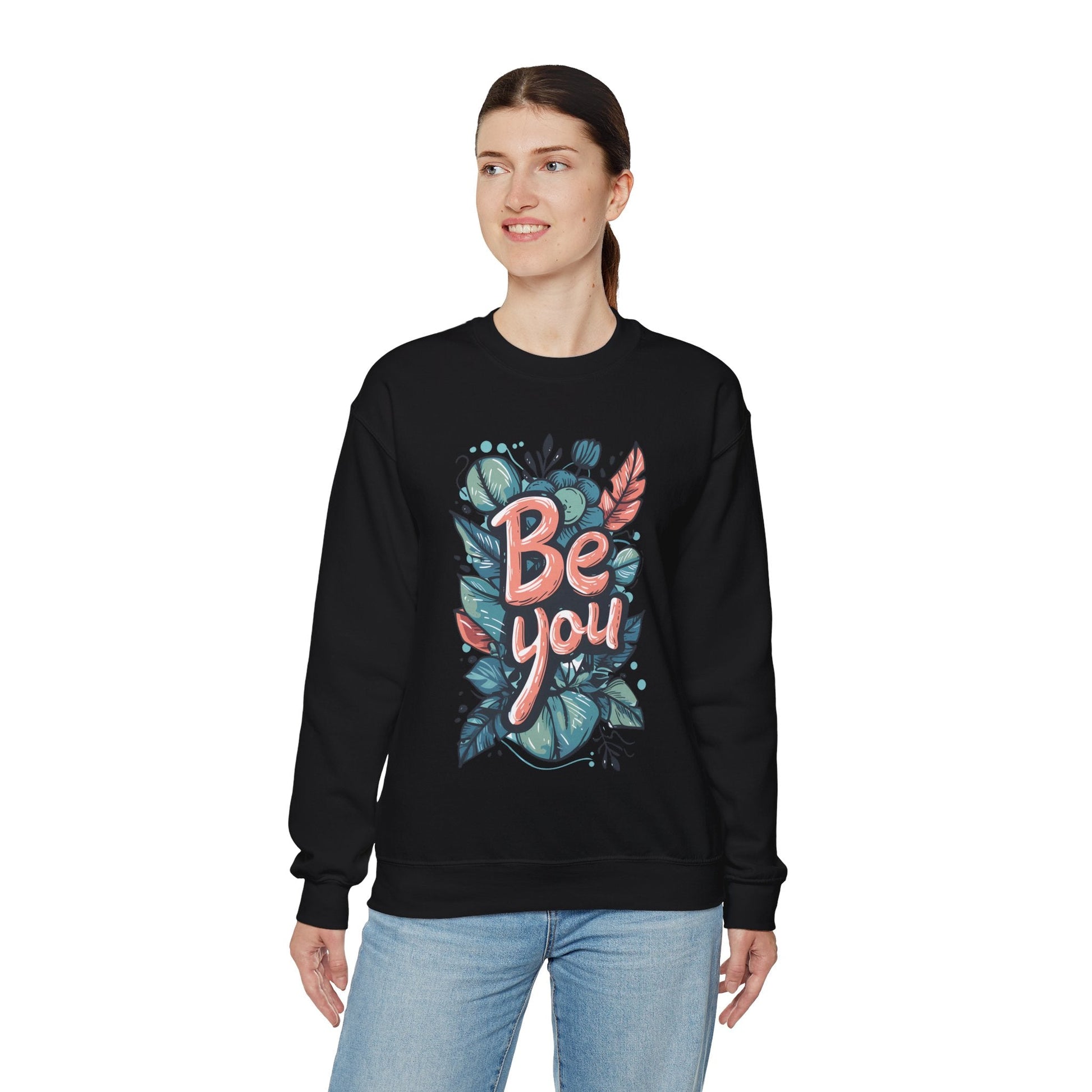 Leaves Be you Unisex Sweatshirt - Sweatshirt - The Lucky Wombat
