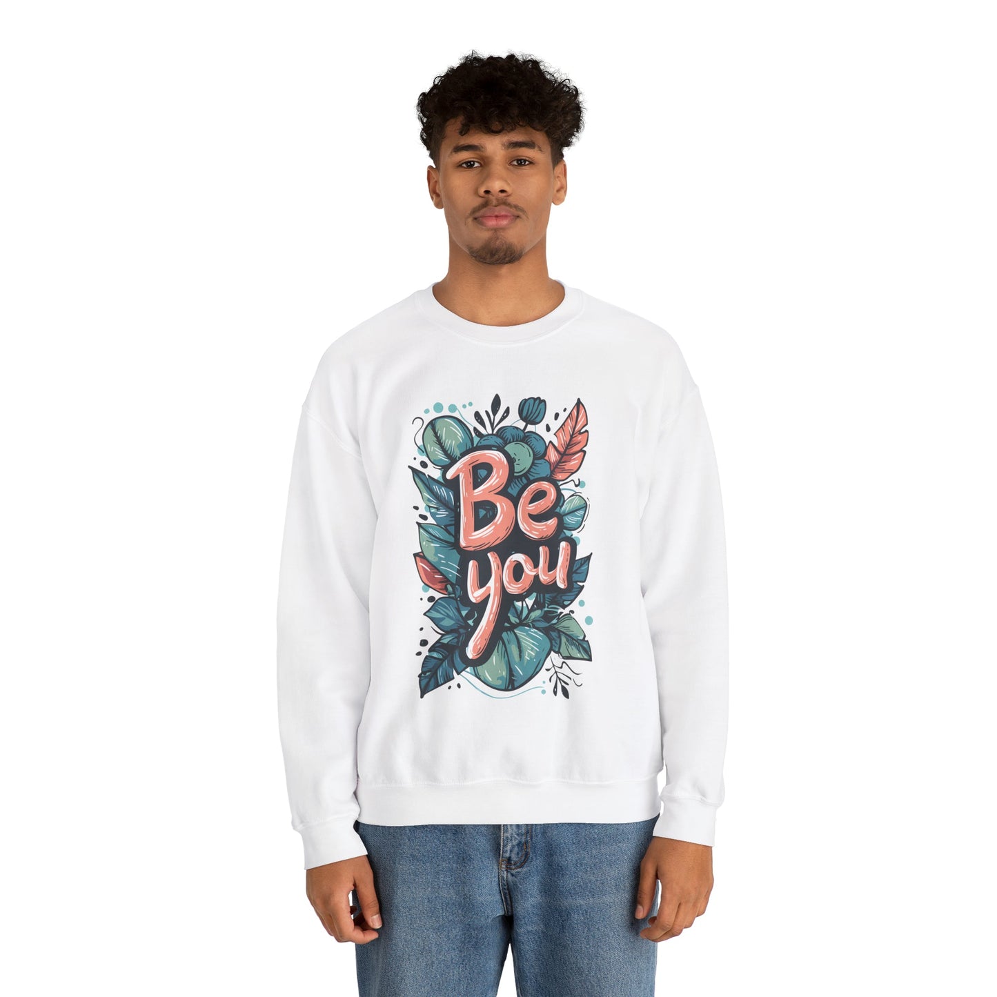 Leaves Be you Unisex Sweatshirt - Sweatshirt - The Lucky Wombat