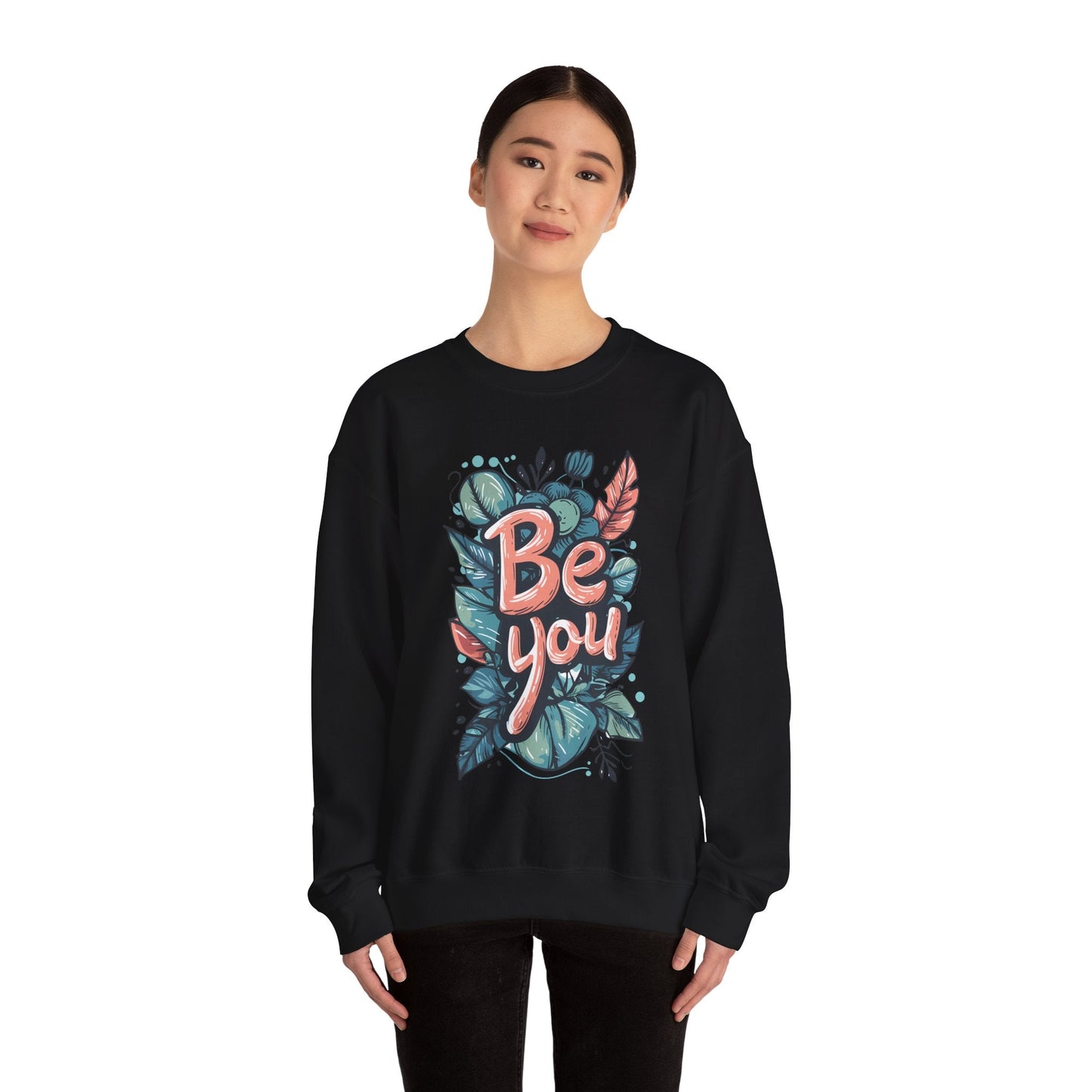 Leaves Be you Unisex Sweatshirt - Sweatshirt - The Lucky Wombat