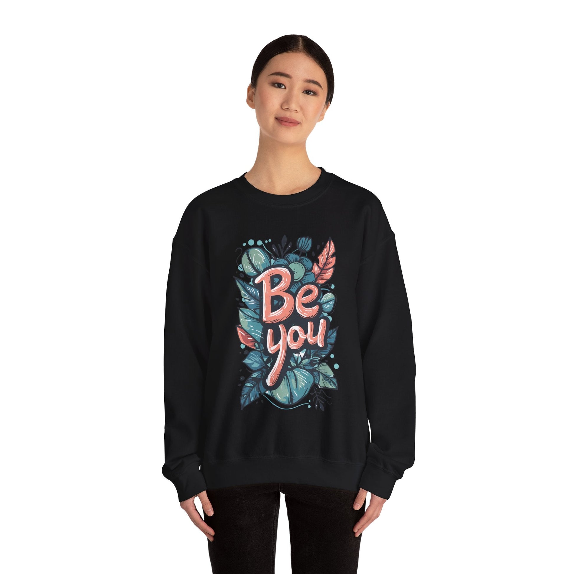 Leaves Be you Unisex Sweatshirt - Sweatshirt - The Lucky Wombat