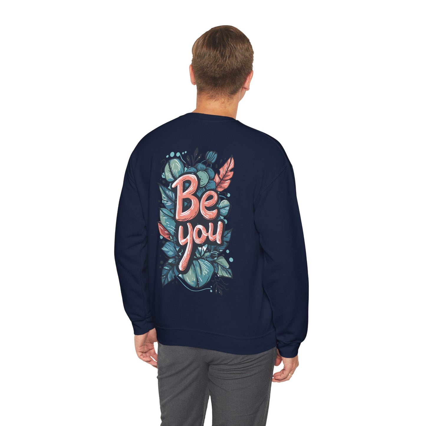 Leaves Be you Unisex Sweatshirt - Sweatshirt - The Lucky Wombat