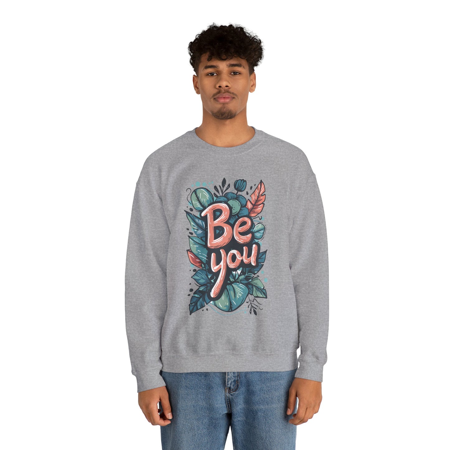 Leaves Be you Unisex Sweatshirt - Sweatshirt - The Lucky Wombat