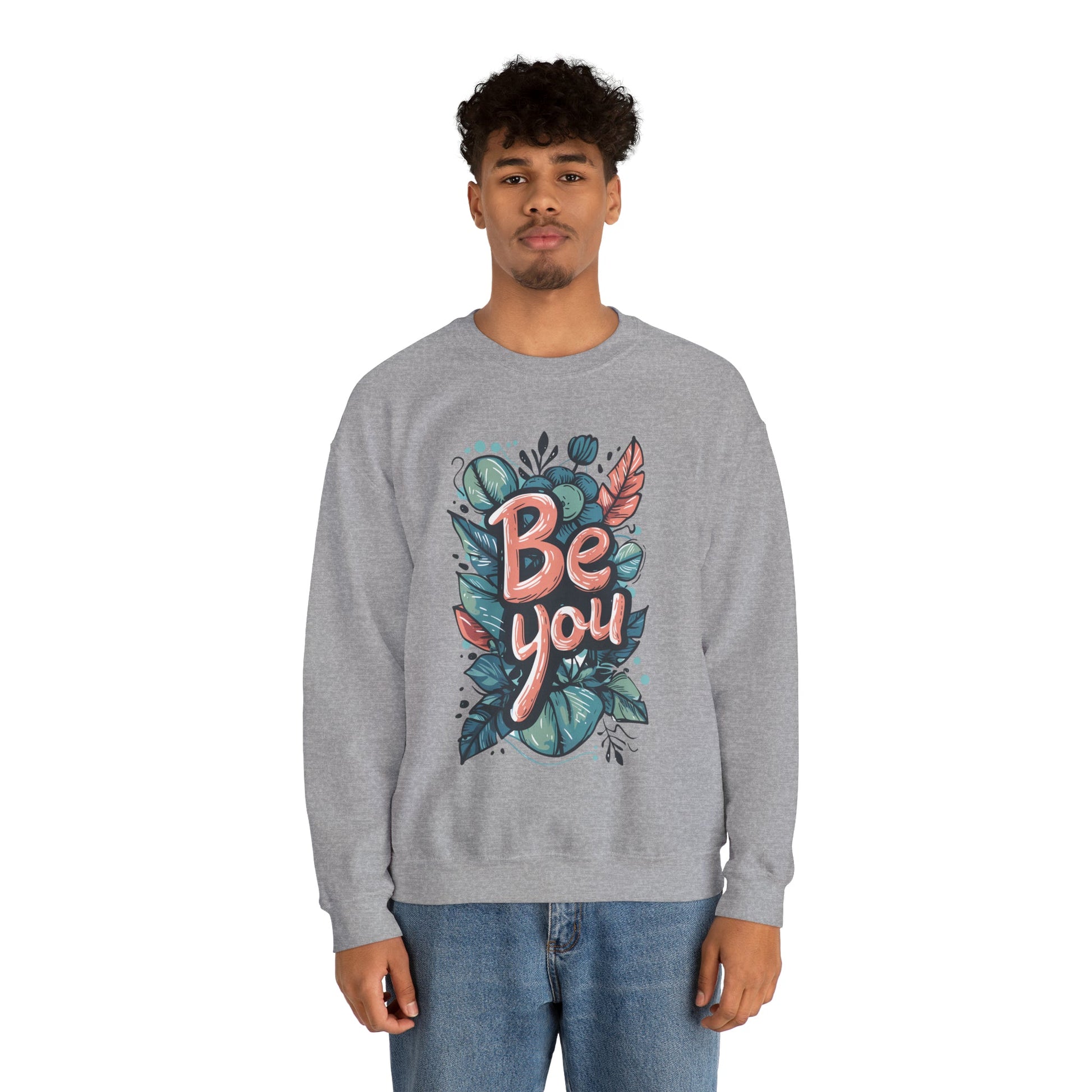 Leaves Be you Unisex Sweatshirt - Sweatshirt - The Lucky Wombat