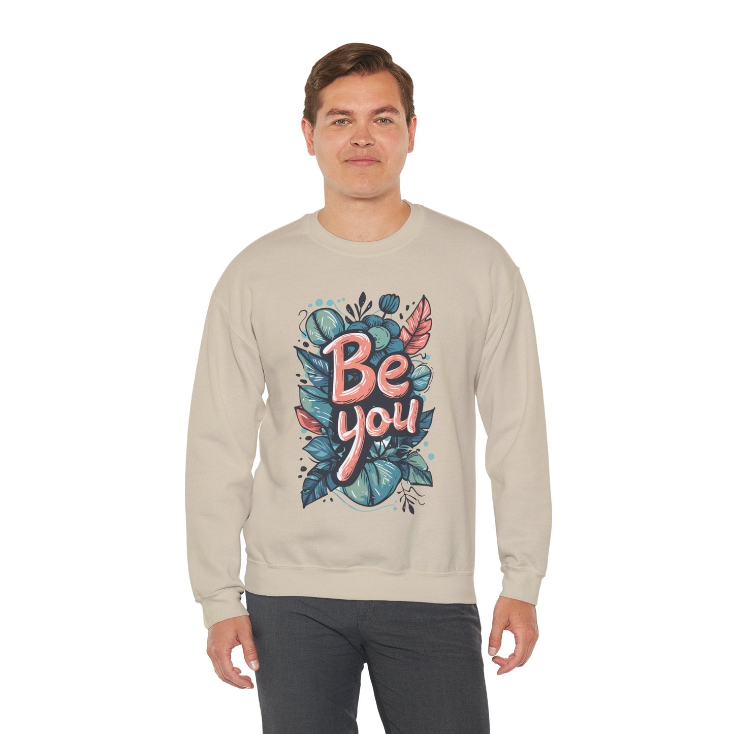 Leaves Be you Unisex Sweatshirt - Sweatshirt - The Lucky Wombat