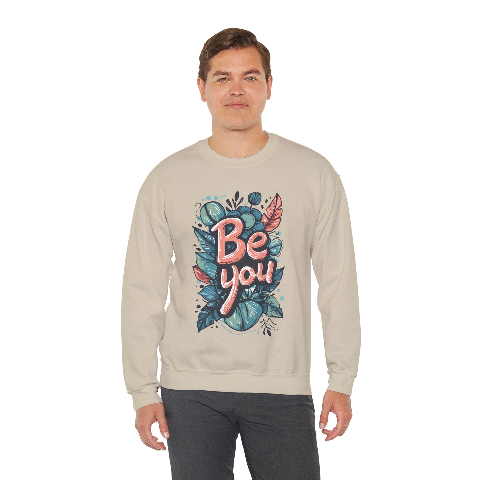 Leaves Be you Unisex Sweatshirt - Sweatshirt - The Lucky Wombat