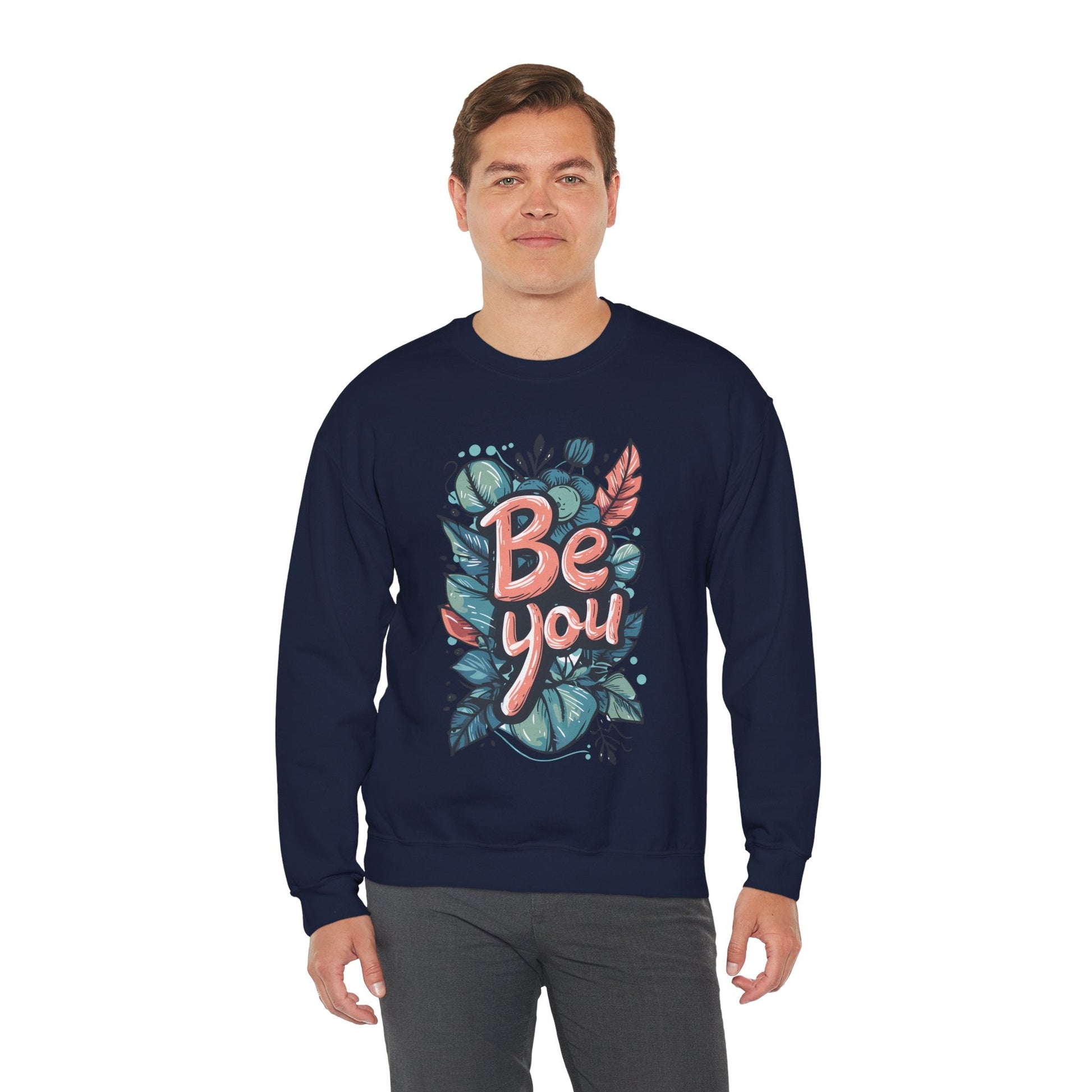 Leaves Be you Unisex Sweatshirt - Sweatshirt - The Lucky Wombat