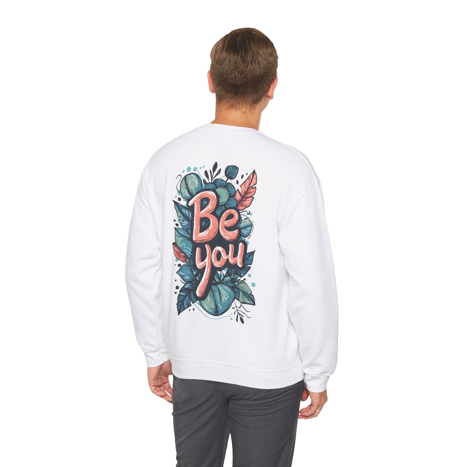 Leaves Be you Unisex Sweatshirt - Sweatshirt - The Lucky Wombat