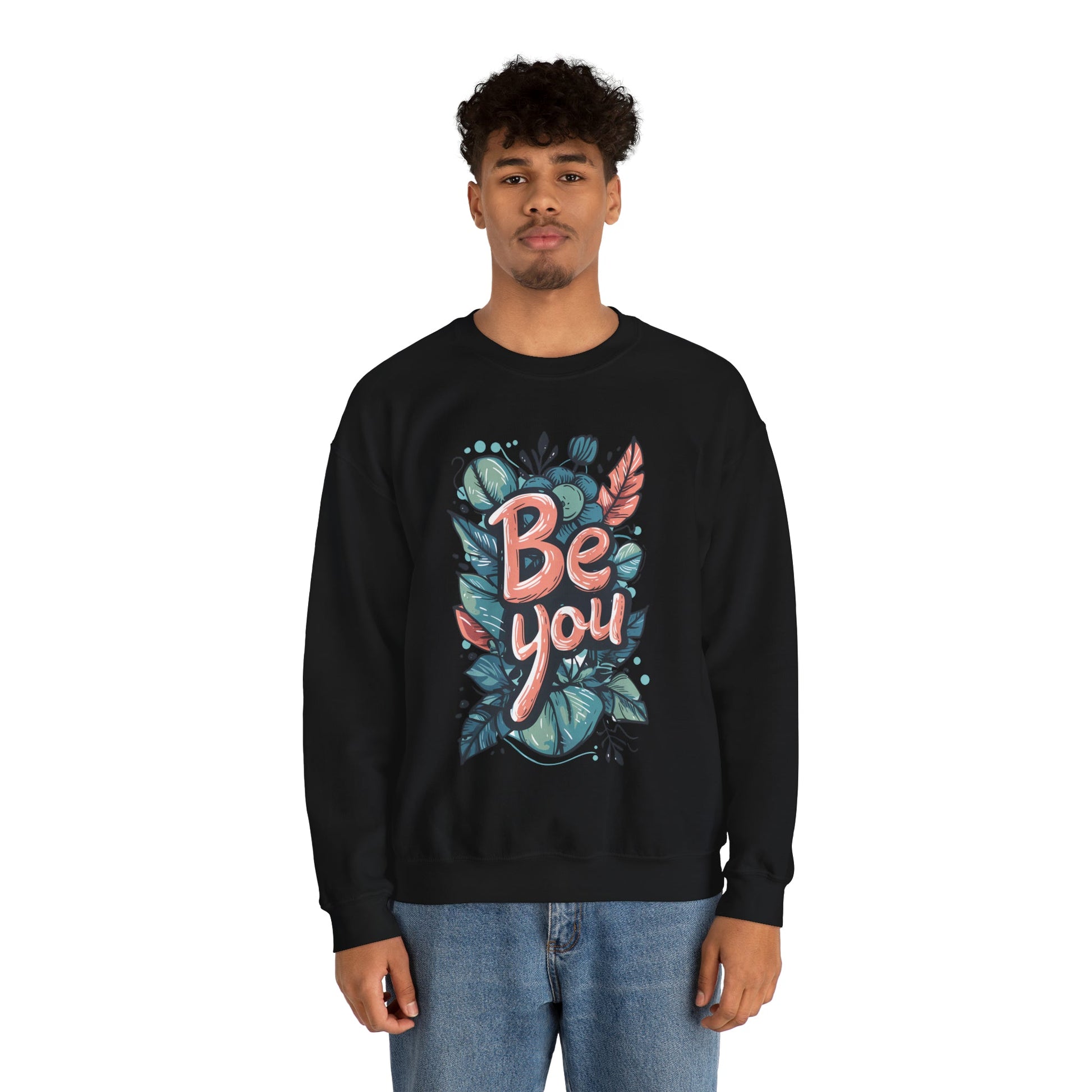 Leaves Be you Unisex Sweatshirt - Sweatshirt - The Lucky Wombat