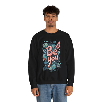 Leaves Be you Unisex Sweatshirt - Sweatshirt - The Lucky Wombat