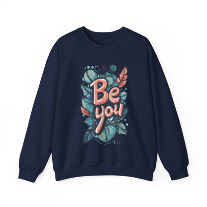 Leaves Be you Unisex Sweatshirt - Sweatshirt - The Lucky Wombat