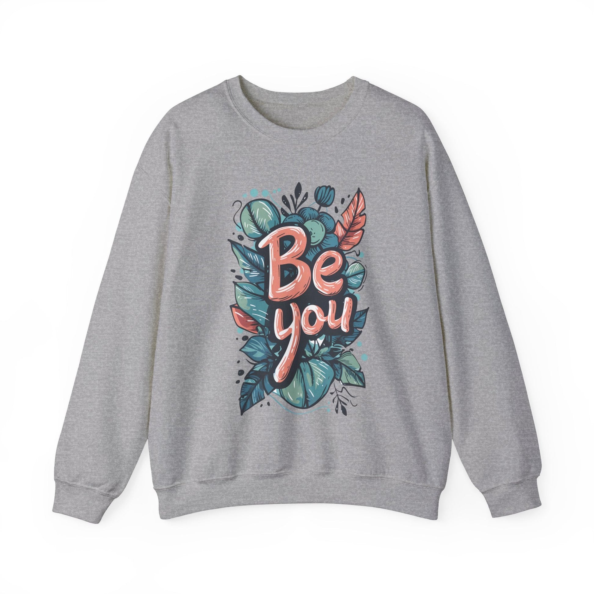 Leaves Be you Unisex Sweatshirt - Sweatshirt - The Lucky Wombat