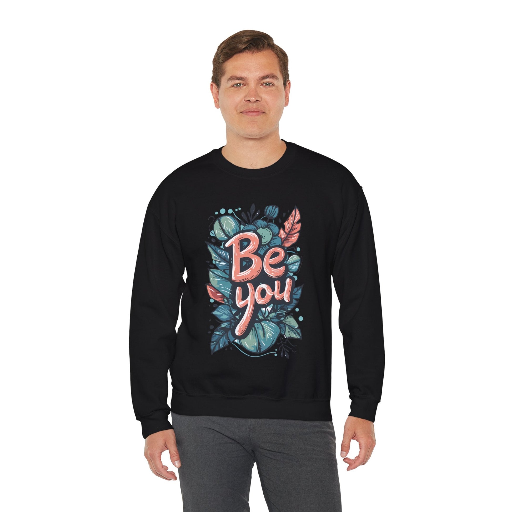 Leaves Be you Unisex Sweatshirt - Sweatshirt - The Lucky Wombat
