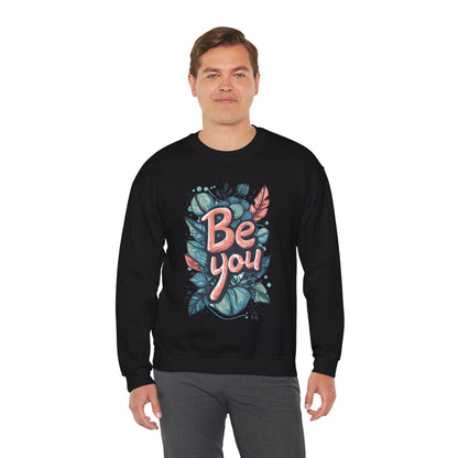 Leaves Be you Unisex Sweatshirt - Sweatshirt - The Lucky Wombat