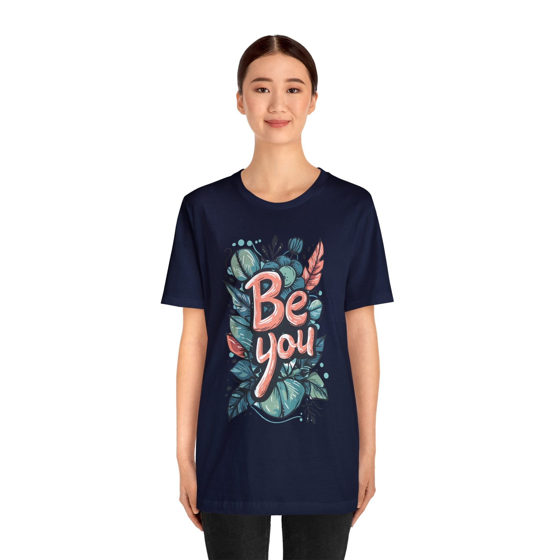 Leaves Be you - Unisex T-shirt - T-Shirt - The Lucky Wombat