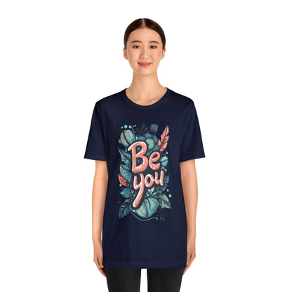 Leaves Be you - Unisex T-shirt - T-Shirt - The Lucky Wombat