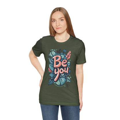 Leaves Be you - Unisex T-shirt - T-Shirt - The Lucky Wombat