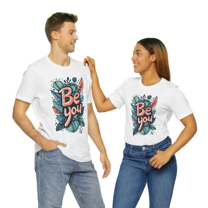 Leaves Be you - Unisex T-shirt - T-Shirt - The Lucky Wombat
