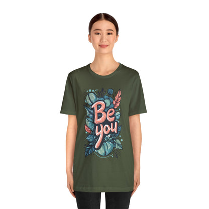 Leaves Be you - Unisex T-shirt - T-Shirt - The Lucky Wombat