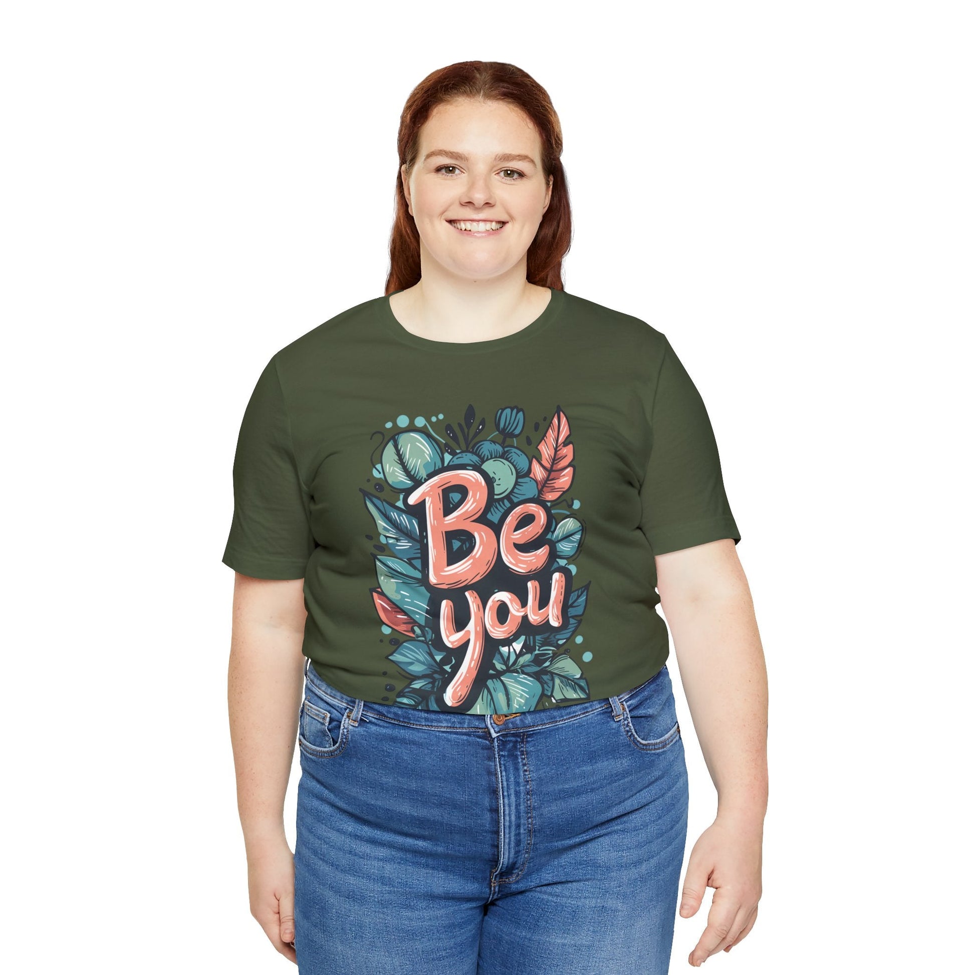 Leaves Be you - Unisex T-shirt - T-Shirt - The Lucky Wombat