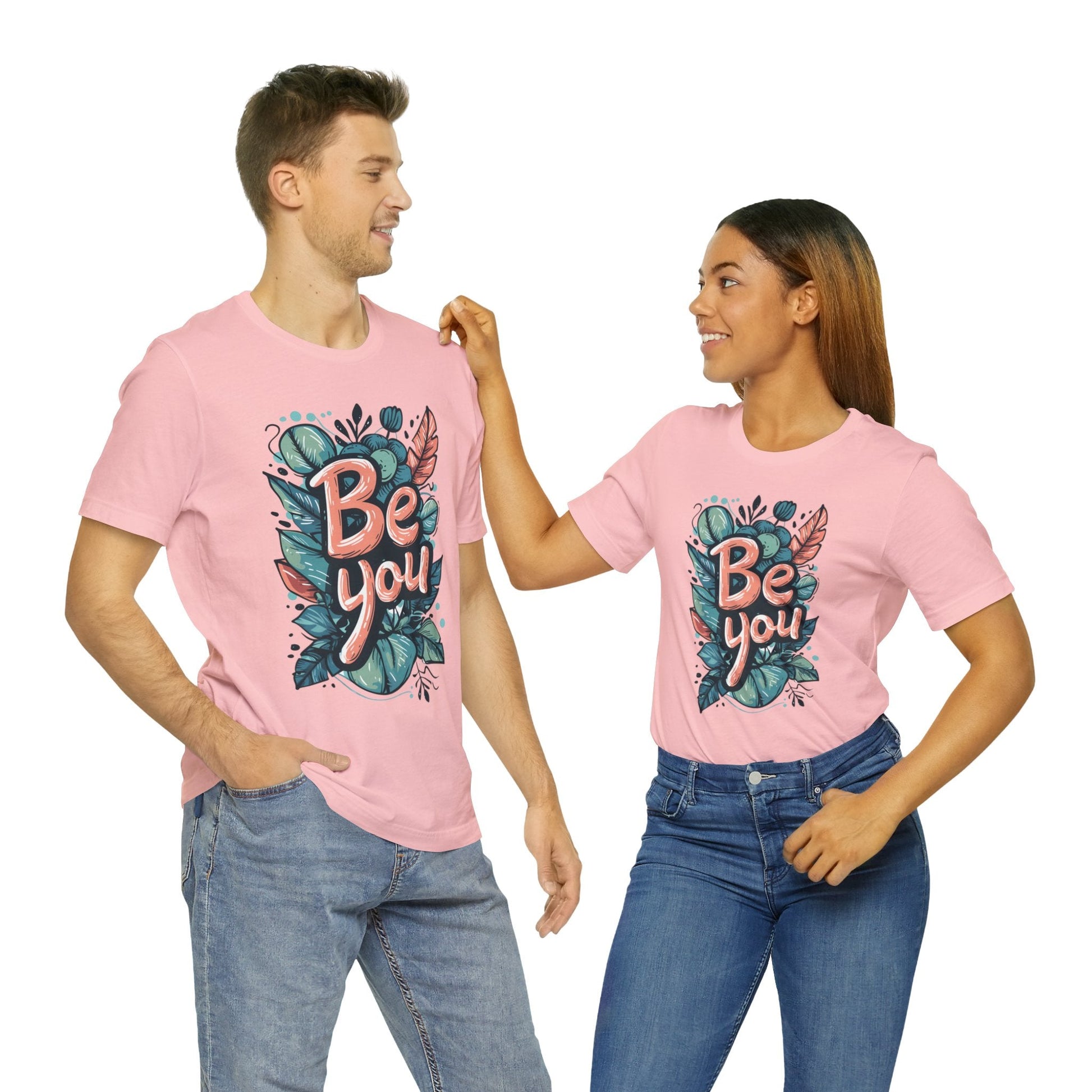 Leaves Be you - Unisex T-shirt - T-Shirt - The Lucky Wombat