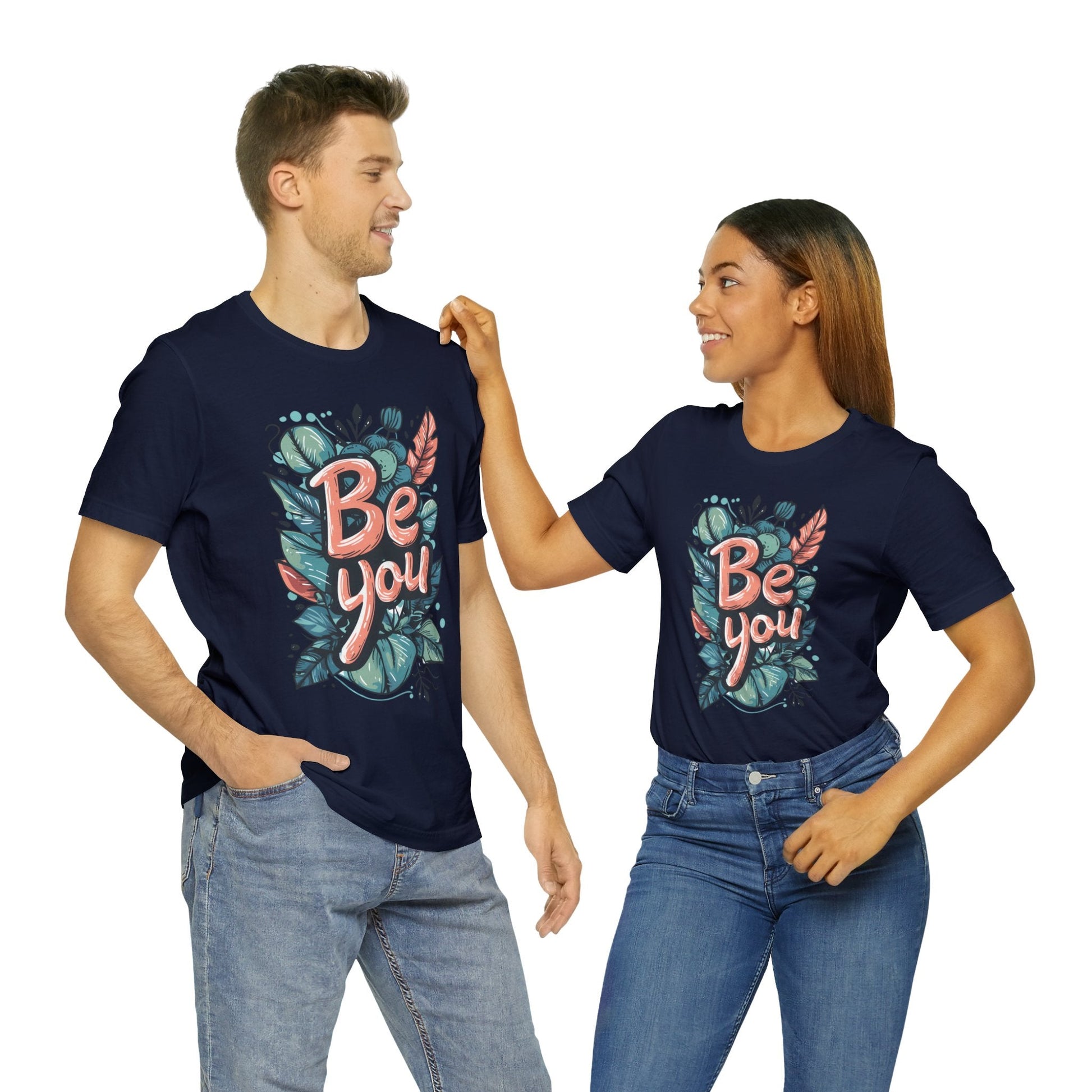 Leaves Be you - Unisex T-shirt - T-Shirt - The Lucky Wombat