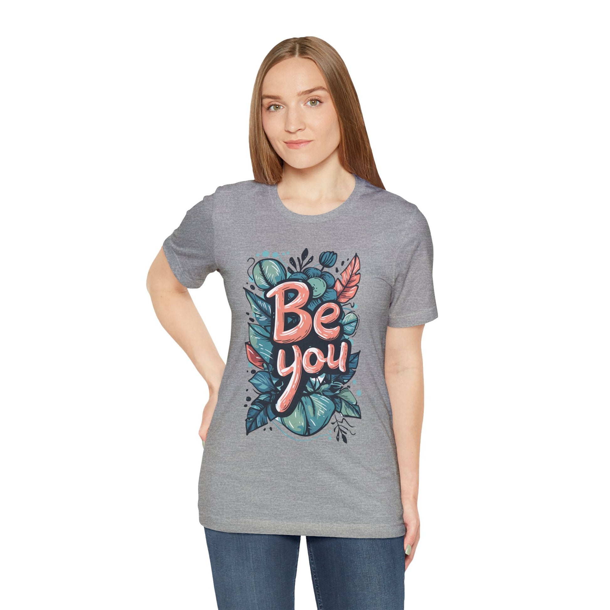 Leaves Be you - Unisex T-shirt - T-Shirt - The Lucky Wombat