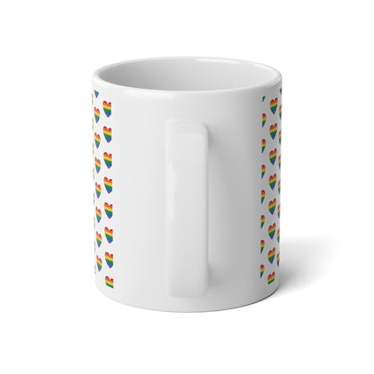 Little Hearts Mug, 20oz - Mug - The Lucky Wombat