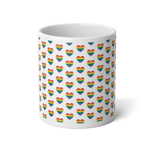Little Hearts Mug, 20oz - Mug - The Lucky Wombat