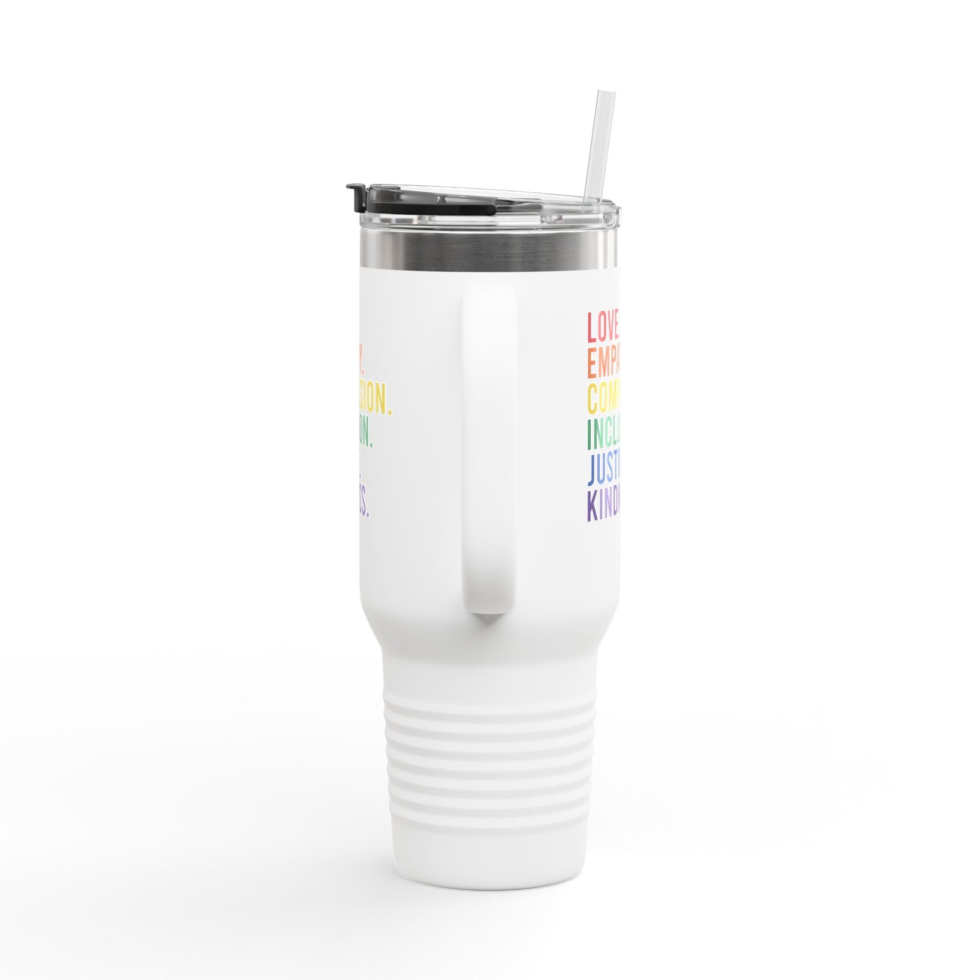 Love Empathy Insulated Travel Mug - Mug - The Lucky Wombat