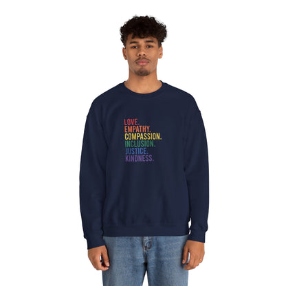 Love Empathy Sweatshirt - Sweatshirt - The Lucky Wombat