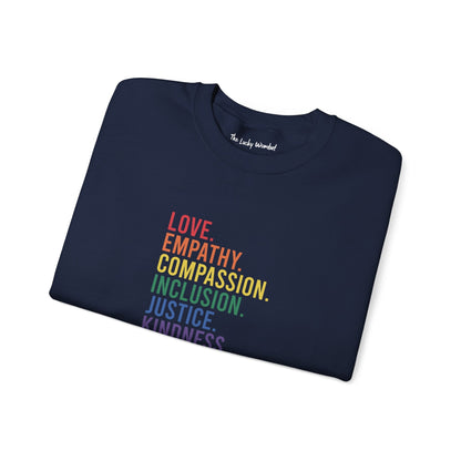Love Empathy Sweatshirt - Sweatshirt - The Lucky Wombat