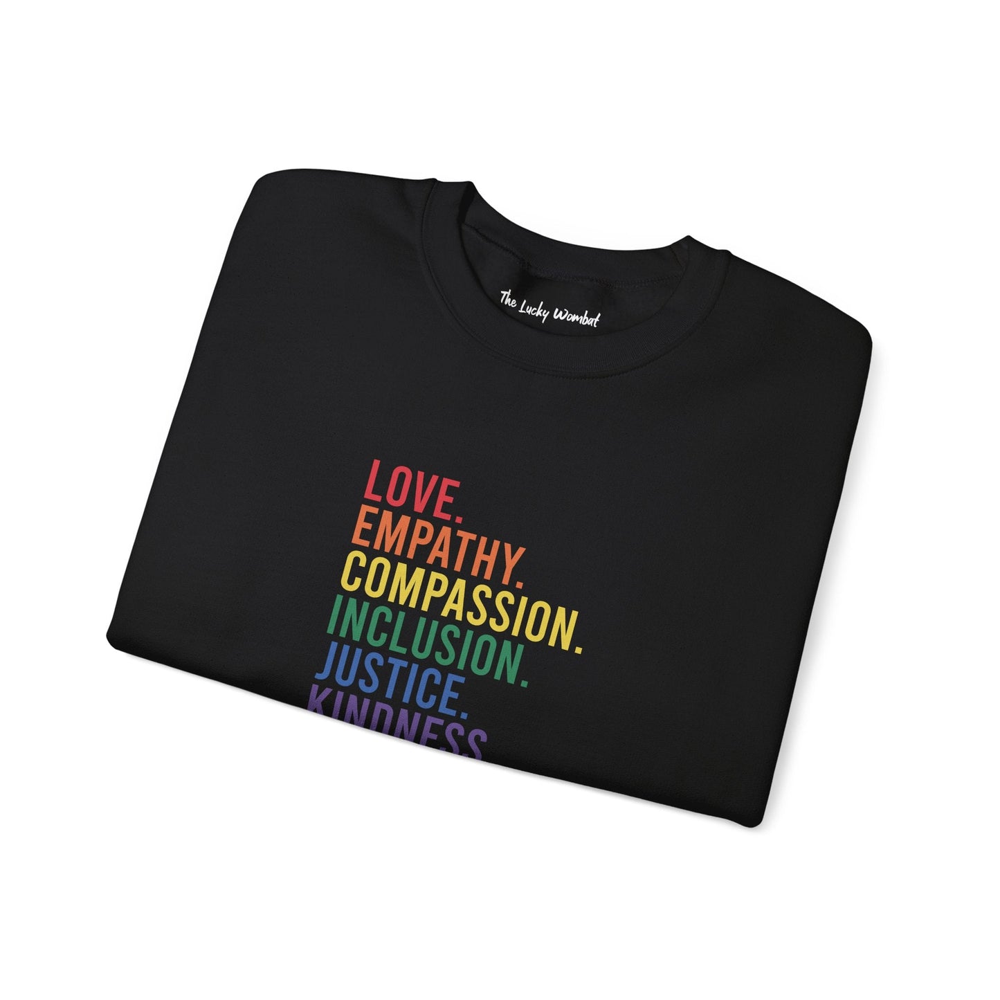 Love Empathy Sweatshirt - Sweatshirt - The Lucky Wombat