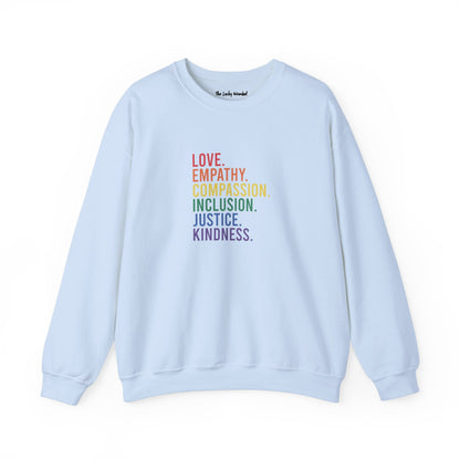 Love Empathy Sweatshirt - Sweatshirt - The Lucky Wombat