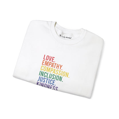 Love Empathy Sweatshirt - Sweatshirt - The Lucky Wombat