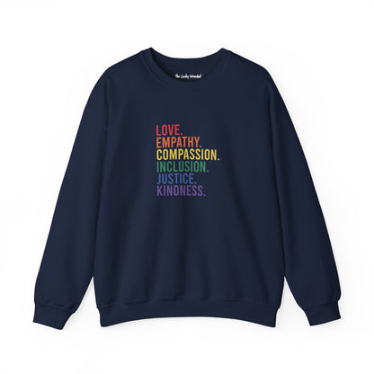 Love Empathy Sweatshirt - Sweatshirt - The Lucky Wombat