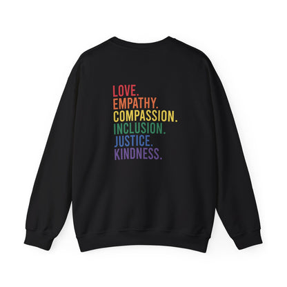 Love Empathy Sweatshirt - Sweatshirt - The Lucky Wombat