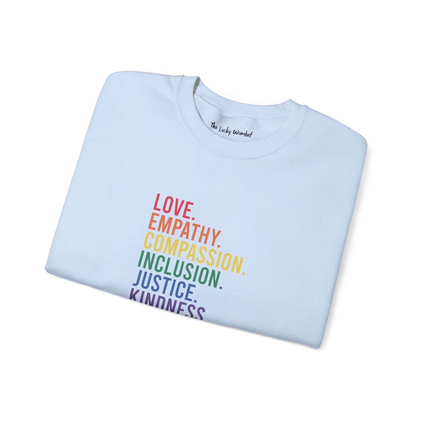 Love Empathy Sweatshirt - Sweatshirt - The Lucky Wombat