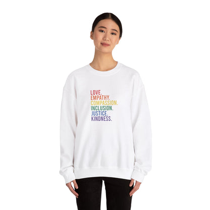 Love Empathy Sweatshirt - Sweatshirt - The Lucky Wombat