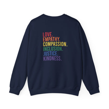 Love Empathy Sweatshirt - Sweatshirt - The Lucky Wombat